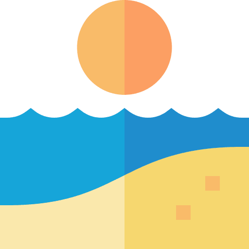 Beach sun landscape sand icon Beach sun landscape sand icon