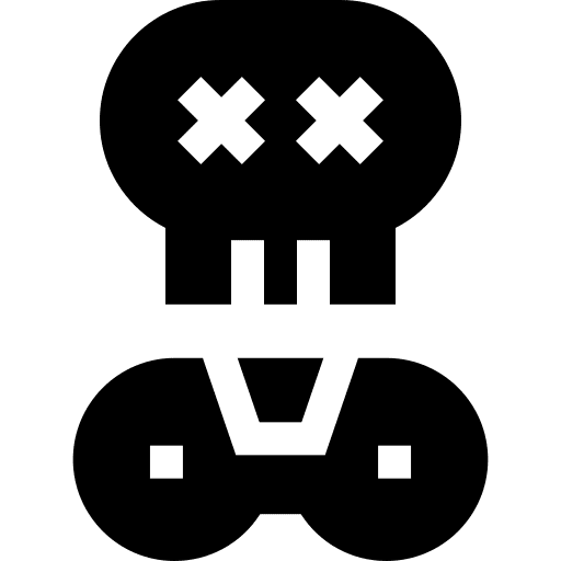 Game over video games joystick gaming icon Game over video games joystick gaming icon