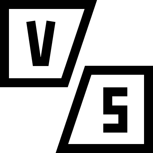Vs versus vs dispute icon