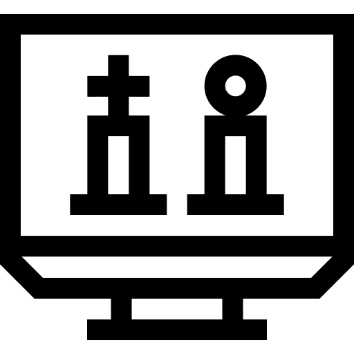 Chess game mental sports computer chesspiece icon
