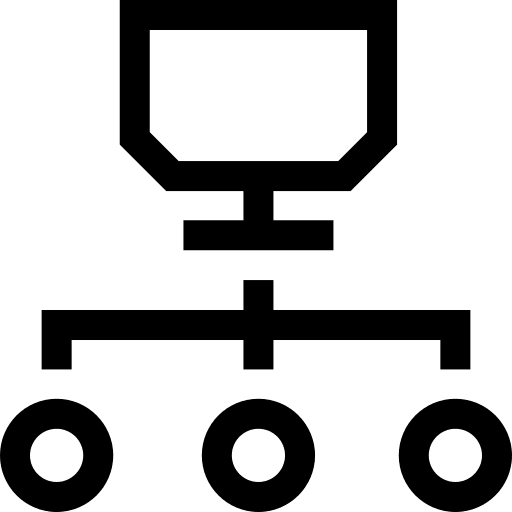 Connection computer networking communications icon