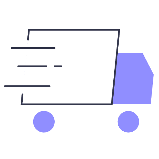 Delivery transportation logistics shipping and delivery icon