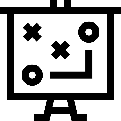 Strategy project management organization structure teamwork icon