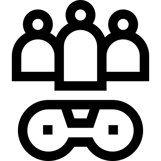 Team gaming user members icon