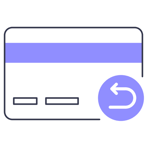 Refund commerce and shopping refund payment icon Refund commerce and shopping refund payment icon