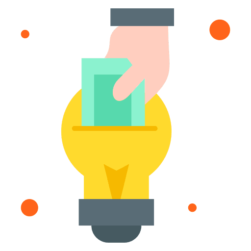 Business idea bill goal business and finance icon Business idea bill goal business and finance icon