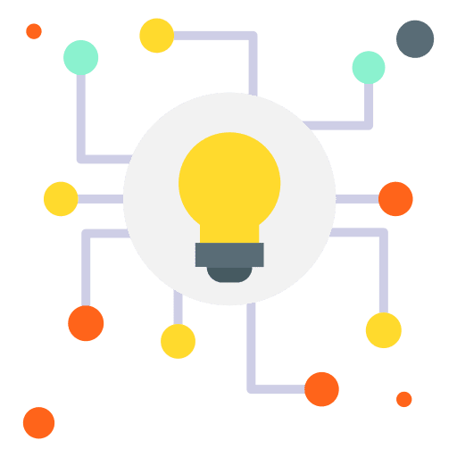 Creative commons gear innovation process icon