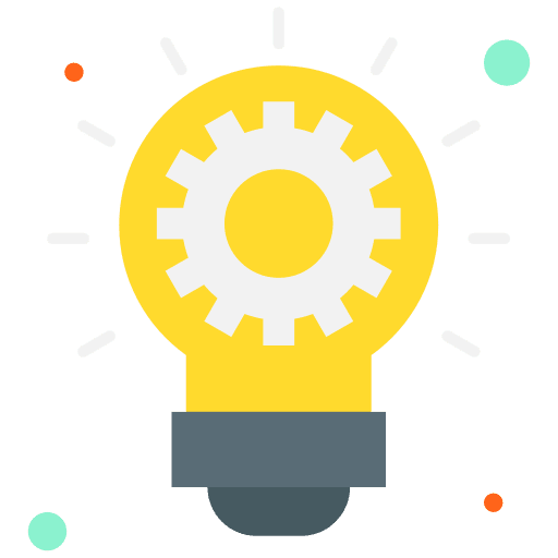 Gear technology power solution icon