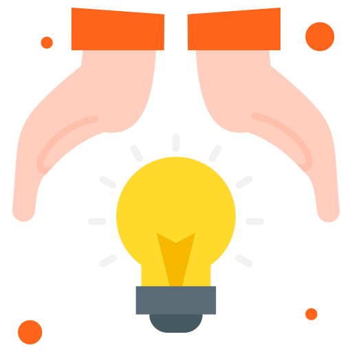 Save light bulb save hand icon Save light bulb save hand icon