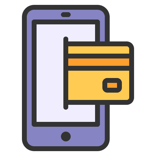Online payment payment method dollar online shop icon Online payment payment method dollar online shop icon