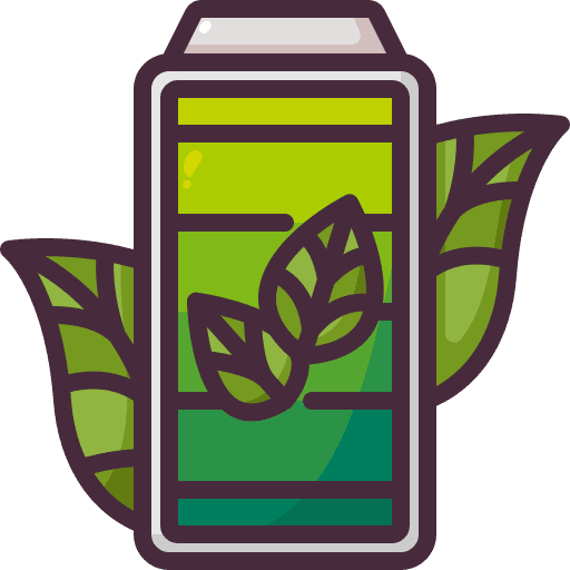 Eco battery ecology and environment leaf sustainability icon