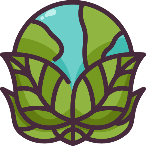 Globe save the planet ecology and environment leaf icon