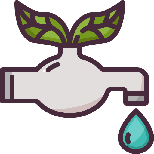 Save water tap bathroom faucet icon