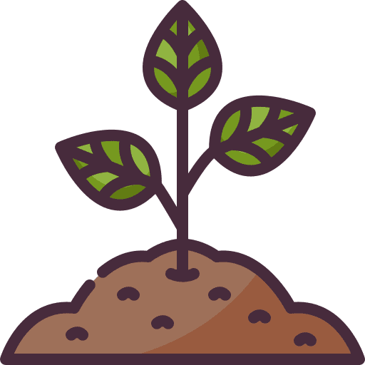 Sprout grow shop farming smart farm icon