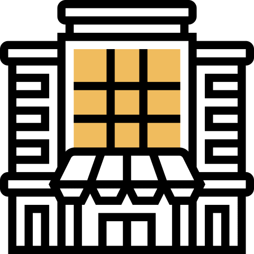 Hotel accomodation lodging architecture icon Hotel accomodation lodging architecture icon