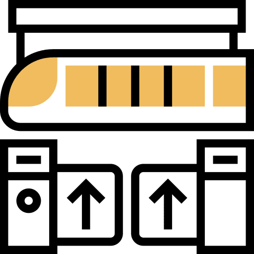 Subway train station metro validating ticket icon Subway train station metro validating ticket icon