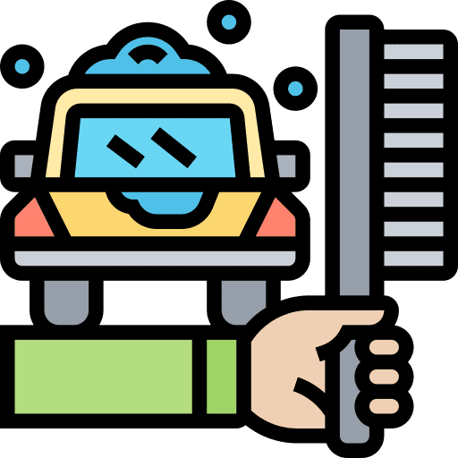 Car clean transportation car service icon