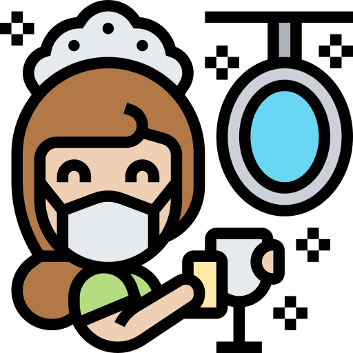 Cleanup maid housekeeping people icon Cleanup maid housekeeping people icon