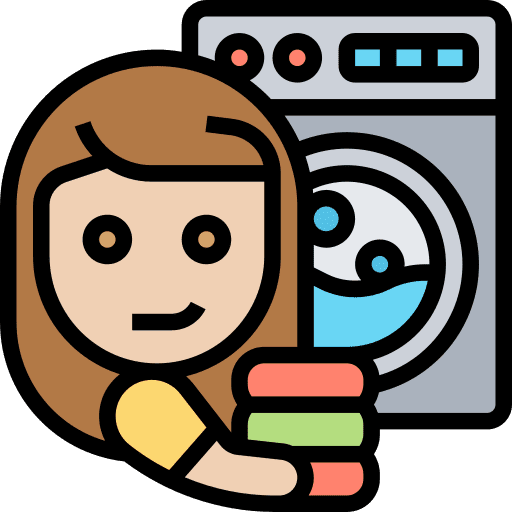 Laundry people washing clothes woman icon Laundry people washing clothes woman icon