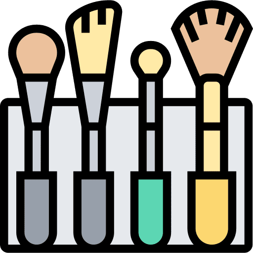 Brushes brush kit makeup icon