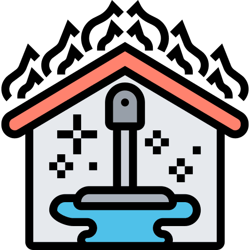 Burn flame burn cleaning icon Burn flame burn cleaning icon
