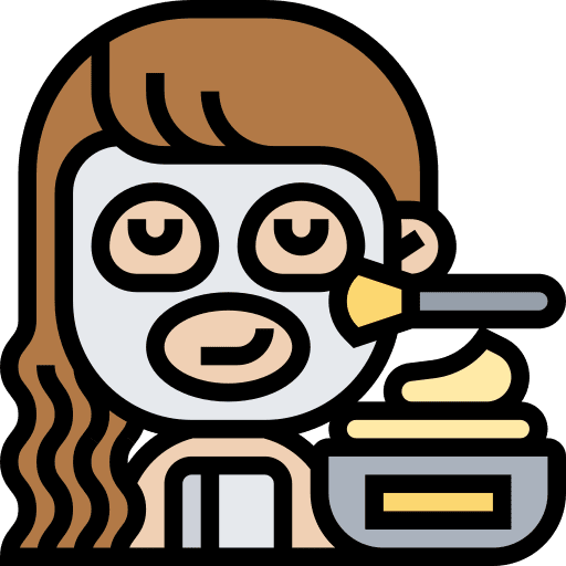 Facial mask beauty cosmetics lotion icon Facial mask beauty cosmetics lotion icon