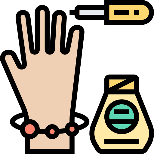 Manicure fingers nails beauty icon