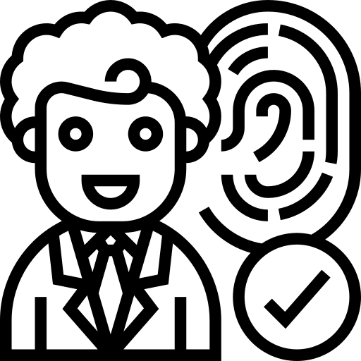 Fingerprint security people biometric icon Fingerprint security people biometric icon