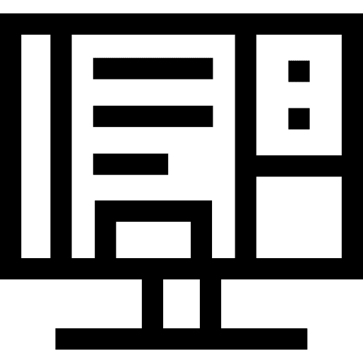 Editorial design editorial design document layout icon Editorial design editorial design document layout icon