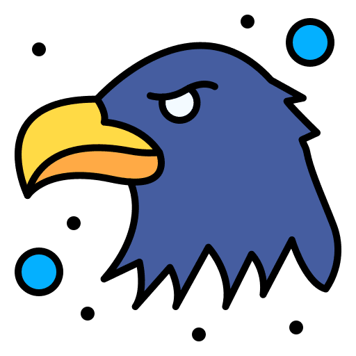 United states of america 4th of july liberty eagle icon