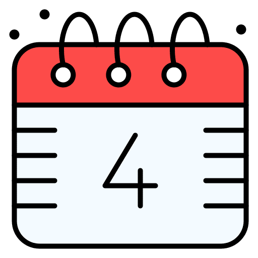 4th of july united states of america usa calendar icon 4th of july united states of america usa calendar icon
