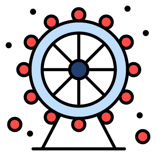 Ferris wheel fairground amusement park ferris wheel icon Ferris wheel fairground amusement park ferris wheel icon