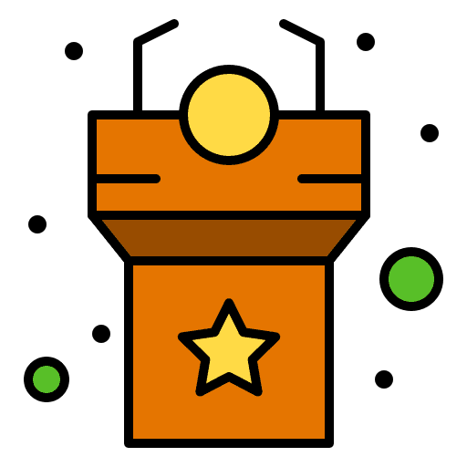Podium speech lectern education icon Podium speech lectern education icon