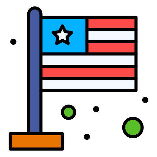 United states of america flag country flags icon United states of america flag country flags icon