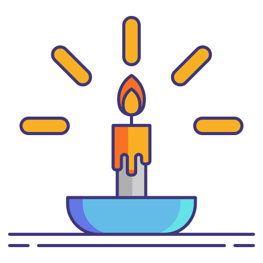 Candle candle illumination decoration icon
