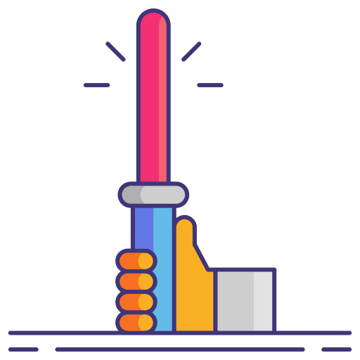Glow sticks light bulb electronics glow sticks icon