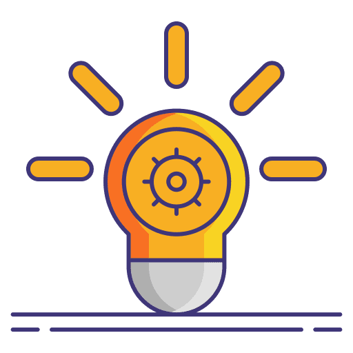 Light source sustainability energy light bulb icon