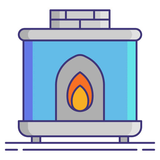Fireplace flame fireplace fire icon