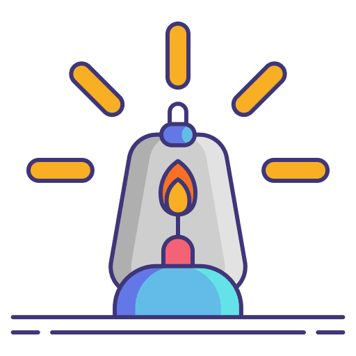 Lantern miscellaneous fire lamp icon