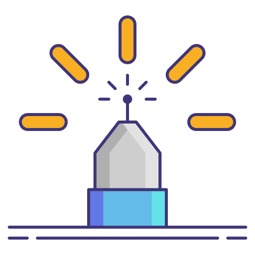 Laser laser pen laser lighting icon