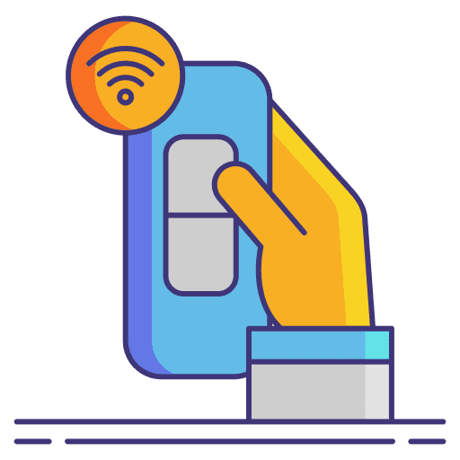Smart switch smart home technology smart house icon
