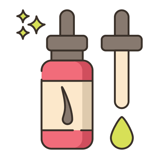 Hair care hair care serum liquid icon