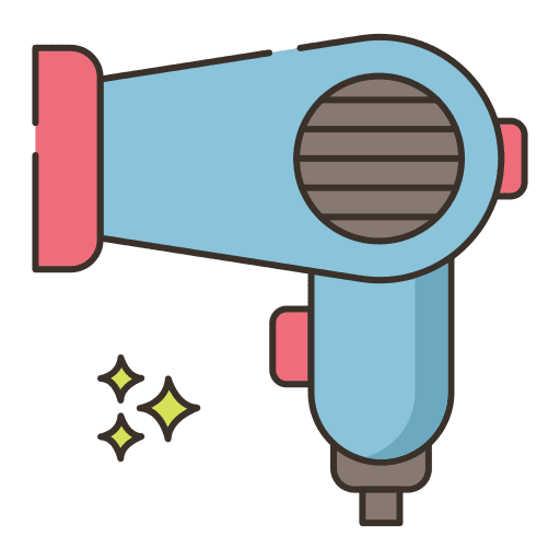 Hair dryer hairdryer hair salon electronics icon