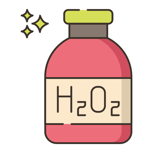 Hydrogen beauty hydrogen peroxide icon