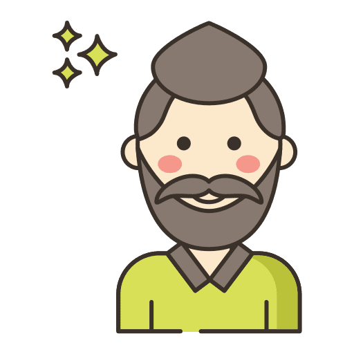 Beard hairdresser beard beard trimming icon