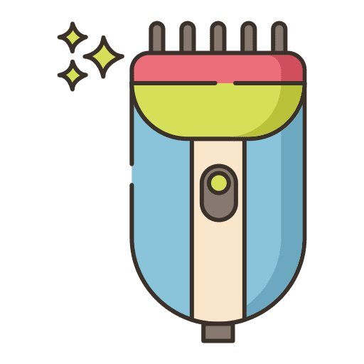 Beard trimming electronics beauty device icon