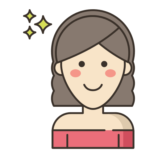 Woman hair hairstyle avatar beauty icon