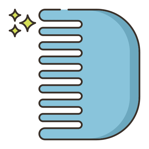 Comb hair salon salon tools icon