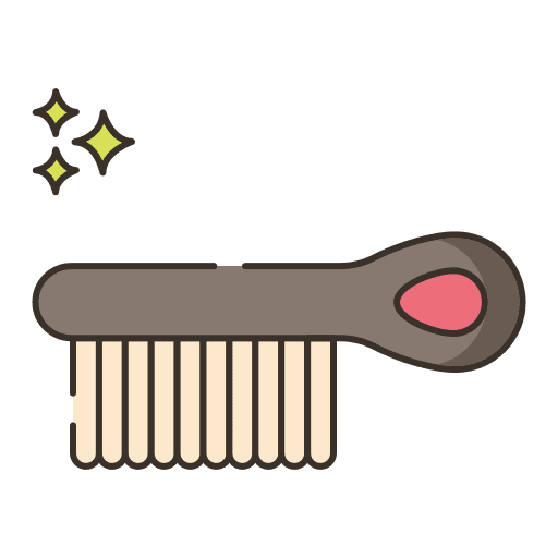 Hair brush hair hair brush comb icon