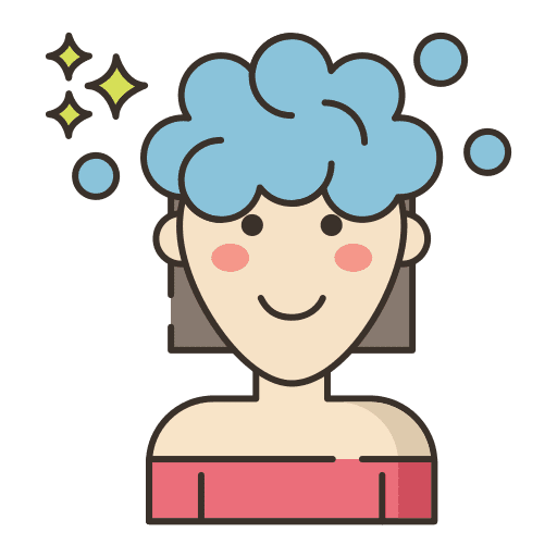 Hair washing wellness hairdresser salon icon